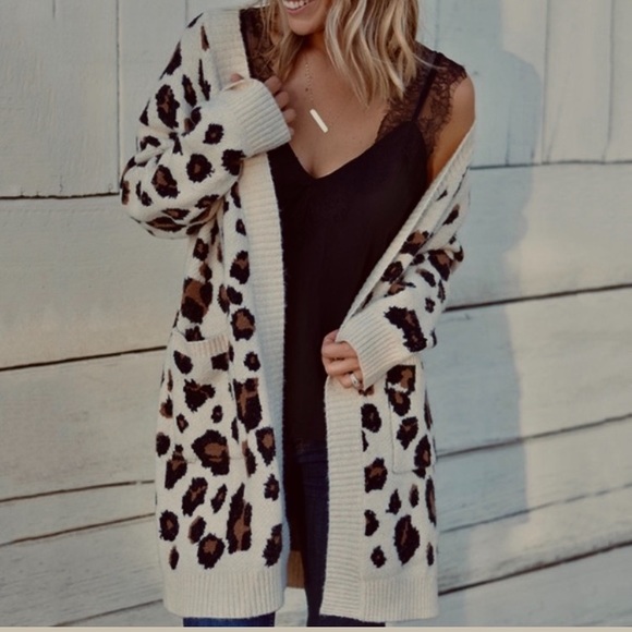 🆕LAST ONE!🛍 LUXE Leopard Love Cardigan 🐾 - Picture 6 of 6